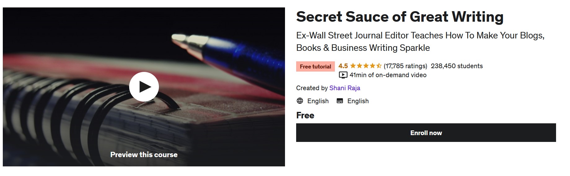 Top 10 FREE Online Writing Courses - Write Like a Pro In 2025